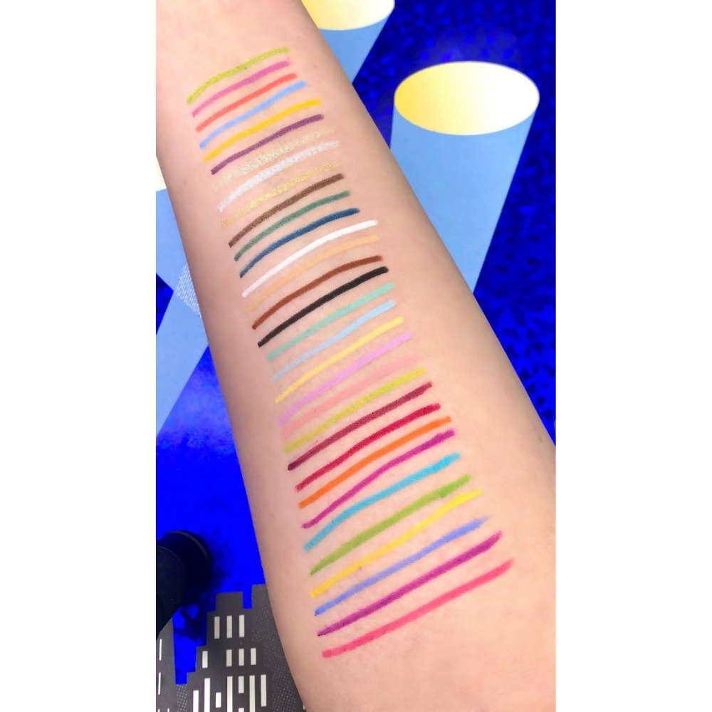 Rude Cosmetics City Of Flashing Lights Micro Retractable Liner - Wavy Navy
