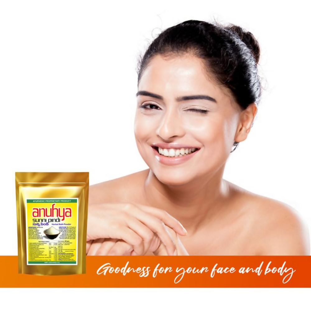 Anuhya Herbal Bath Natural Sunnipindi Powder Combo