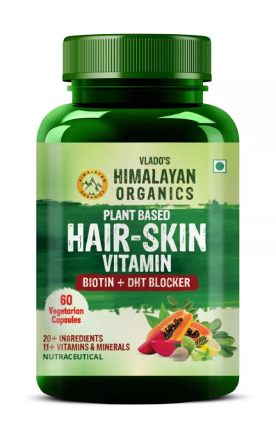 Himalayan Organics Plant Based DHT Blocker Vegetarian Capsules