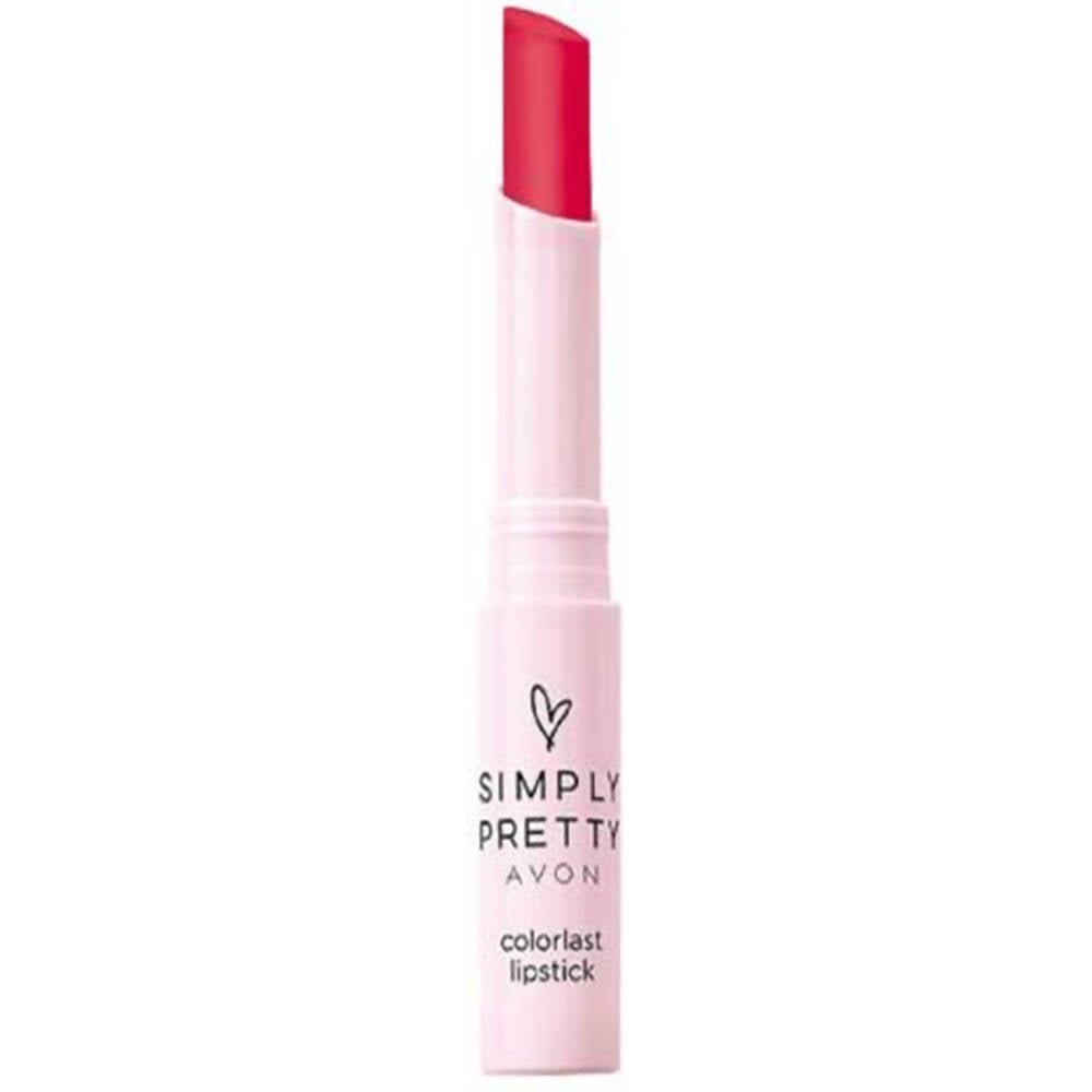 Avon Simply Pretty Color Last Lipstick - Starry Red