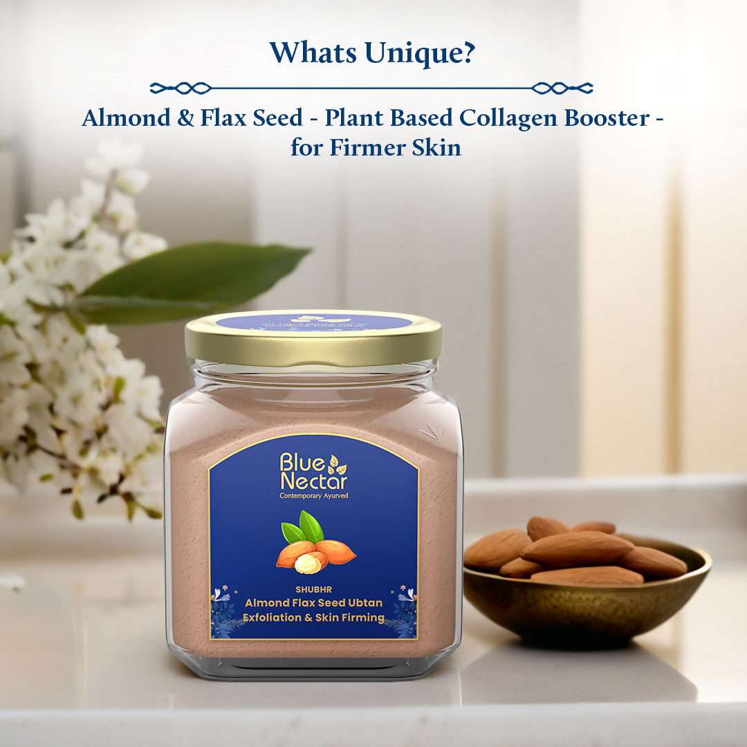 Blue Nectar Almond and Flax Seed Ubtan Face Mask