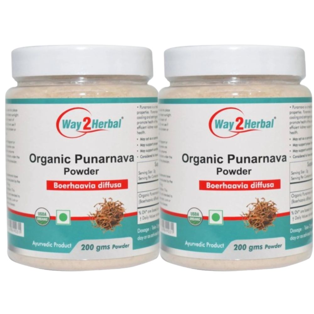 Way2herbal Organic Punarnava Powder