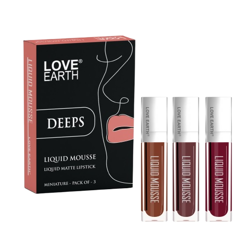 Love Earth Liquid Mousse Matte Lipstick - Deeps
