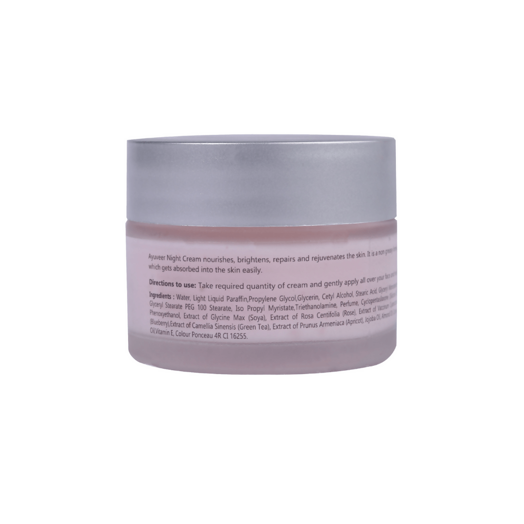 Ayuveer Night Cream With Blueberry Extract & Vitamin E