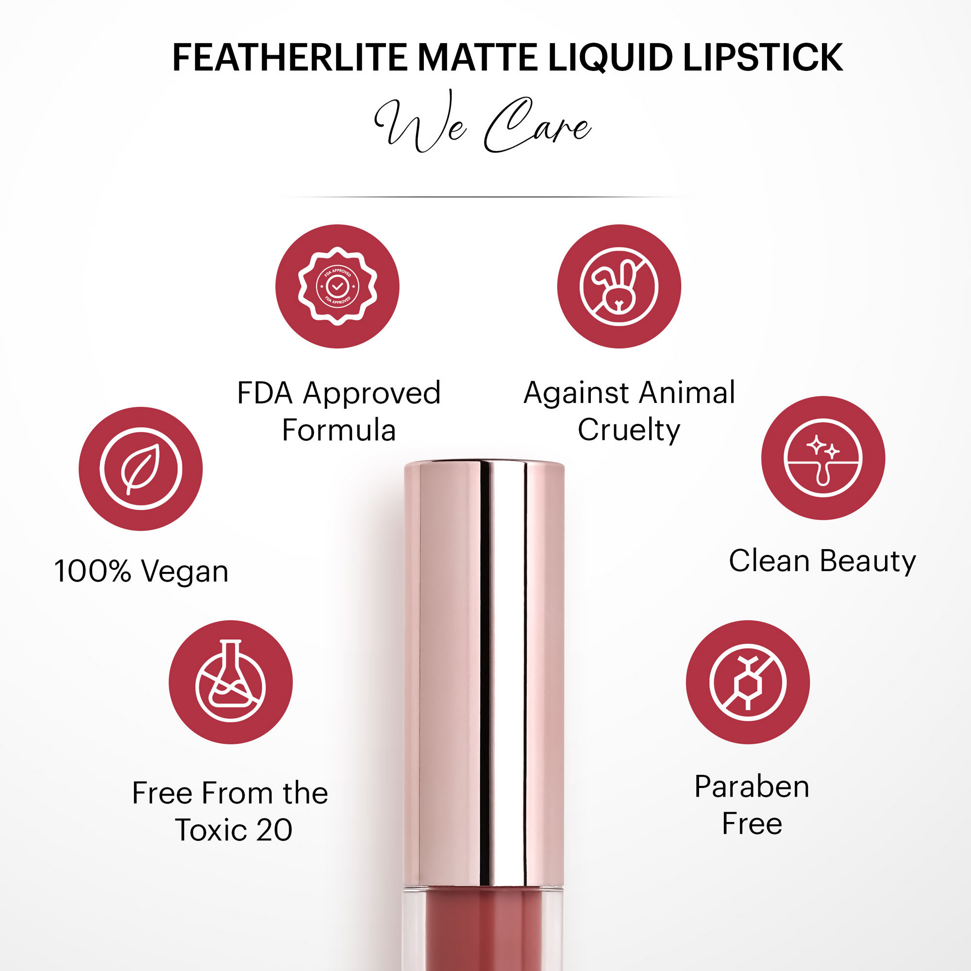 Parul Garg Beauty Featherlite Matte Liquid Lipstick - Addicted 23