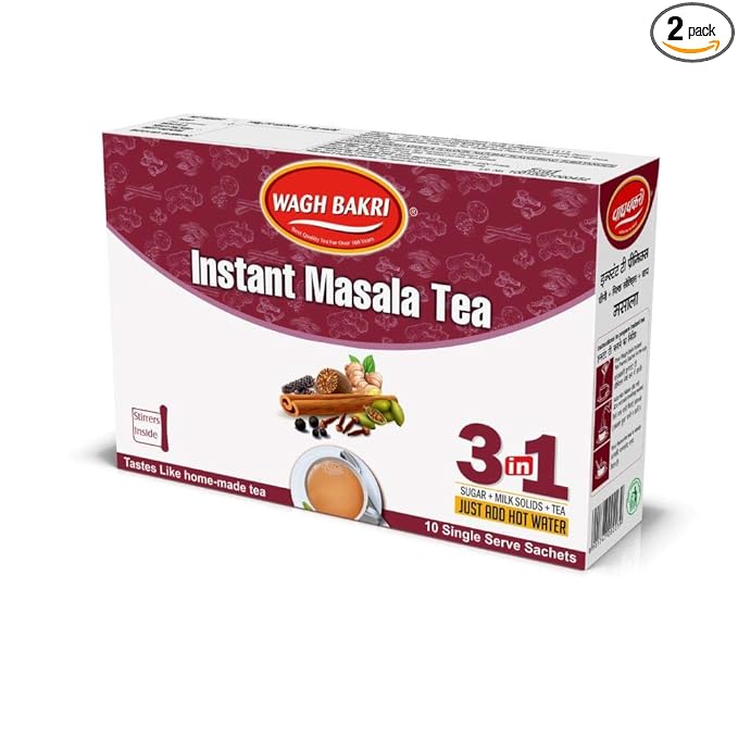 Wagh Bakri Masala Instant Tea Premix - 10 Sachets