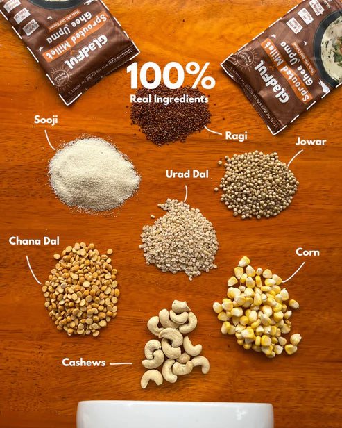 Gladful Ghee Millet Upma - Pack of 3