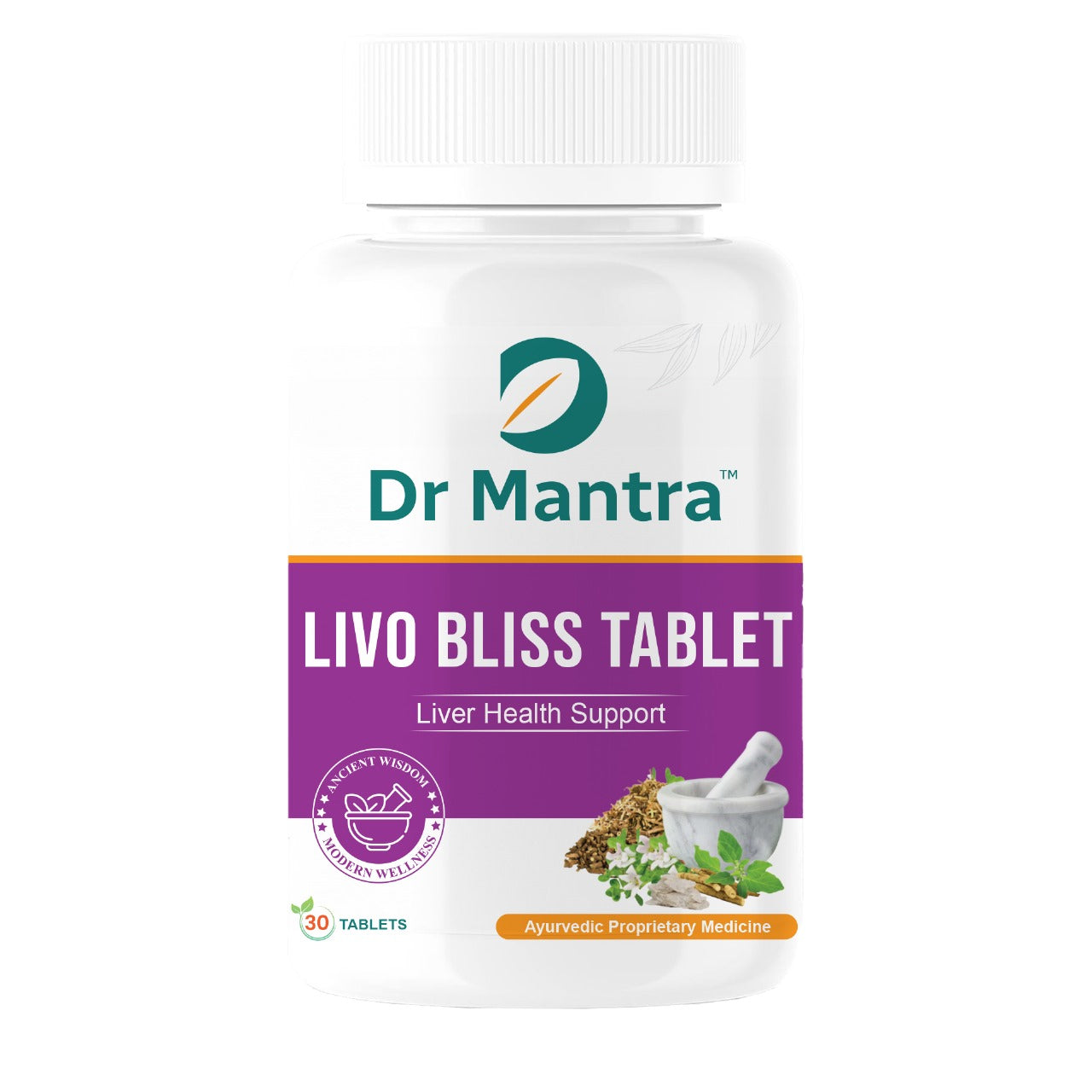 Dr Mantra Ayurvedic Livo Bliss Tablets for Fatty Liver| 30 Tablets