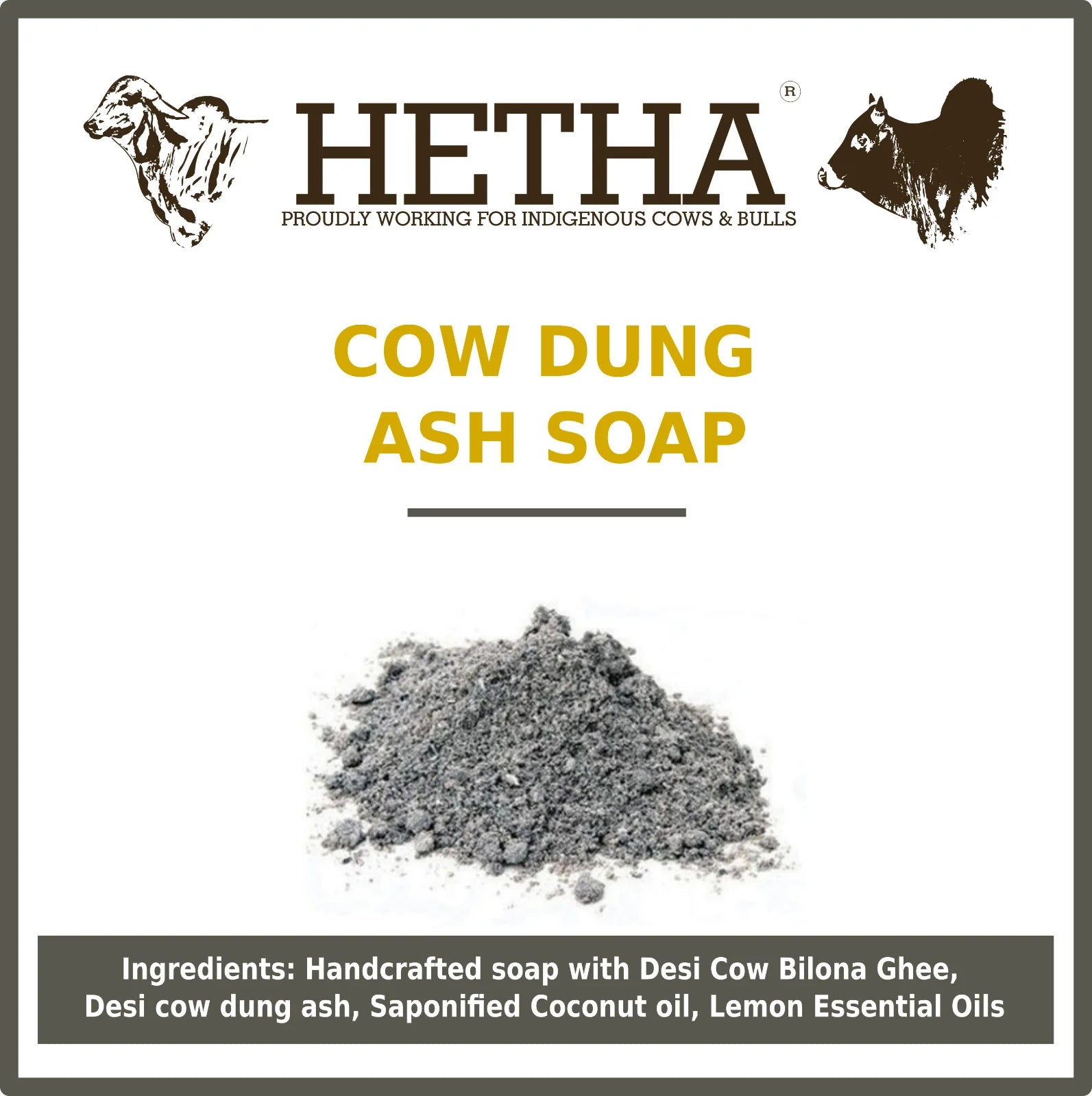 Hetha Cow Dung Ash Soap