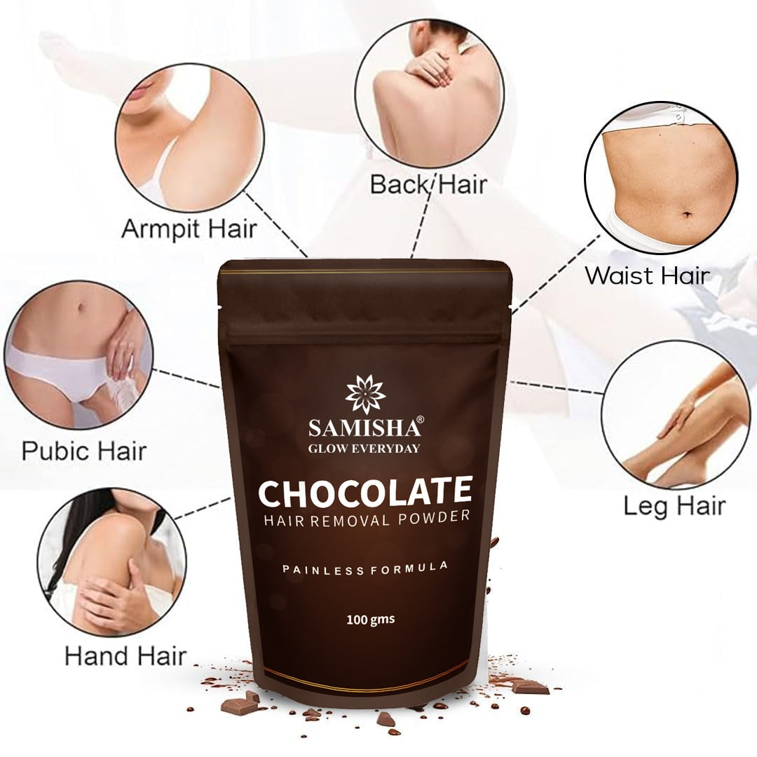 Samisha Chocolate Bikini Hair Removal Powder