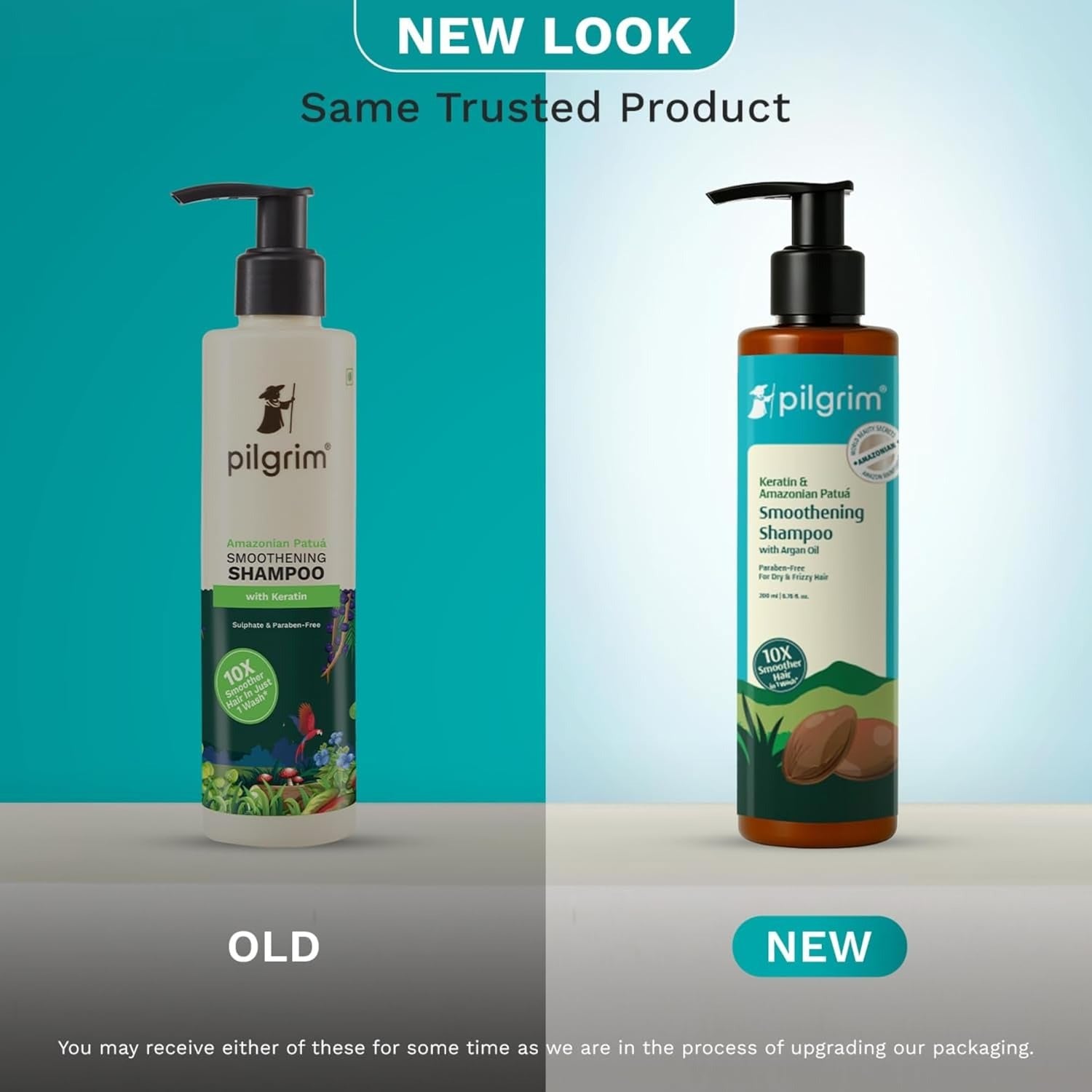 Pilgrim Patua & Keratin Hair Smoothening Shampoo For Dry & Frizzy Hair