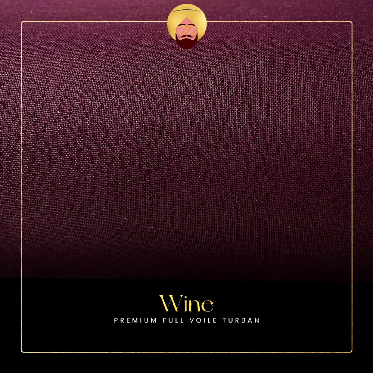 Wine | Premium Full Voile Turban