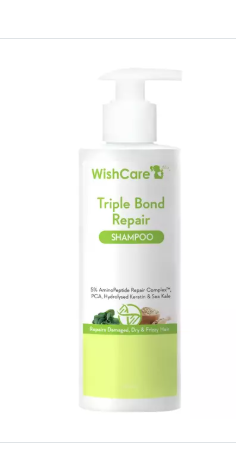 Wishcare Triple Bond Repair Shampoo - 5% Aminopeptide Complex & Pca (250Ml)