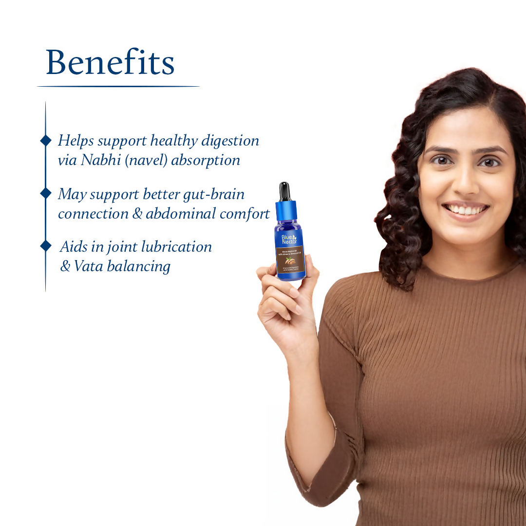 Blue Nectar Niraa Nabhi Oil with Almond Oil