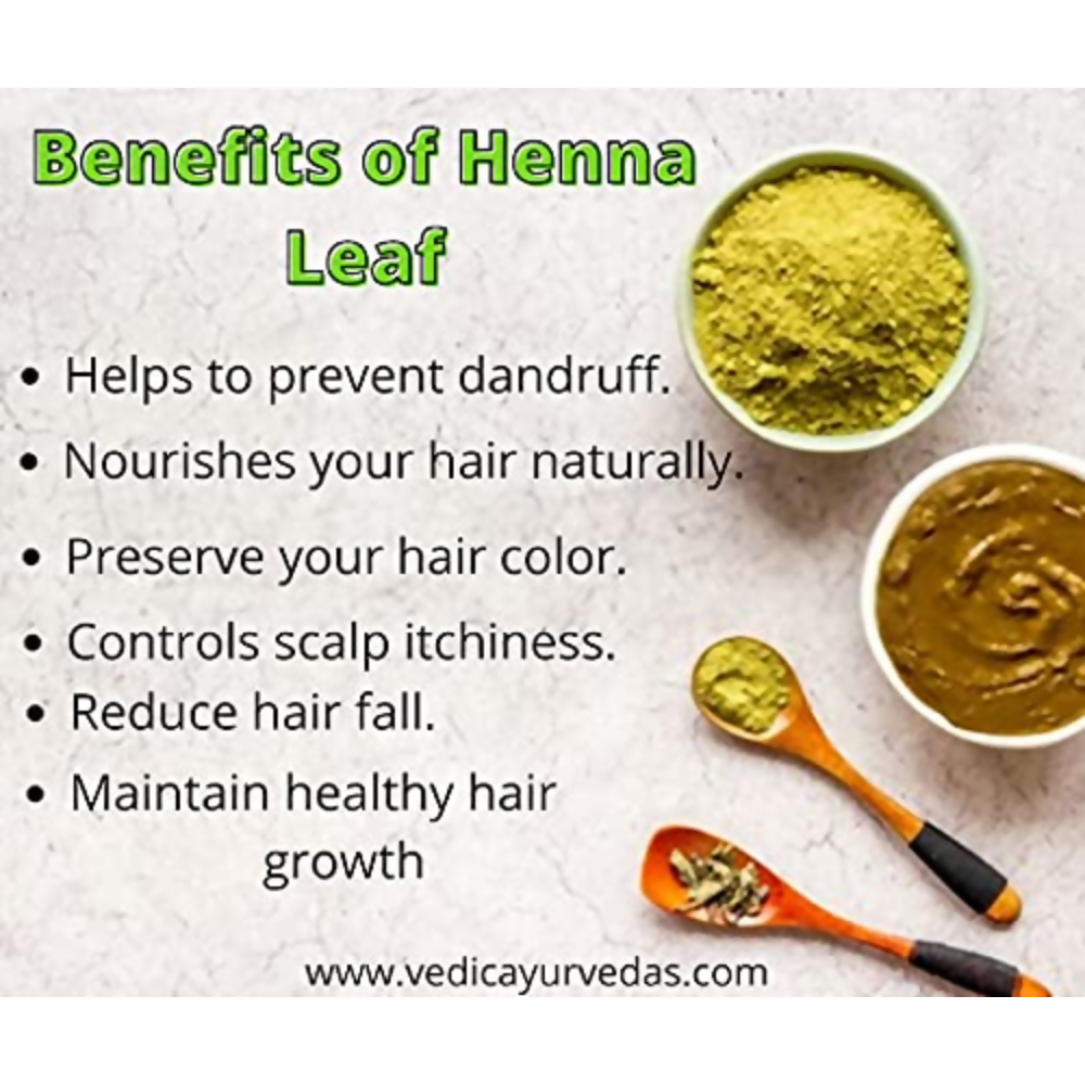 VedicAyurveda Henna Leaf Powder