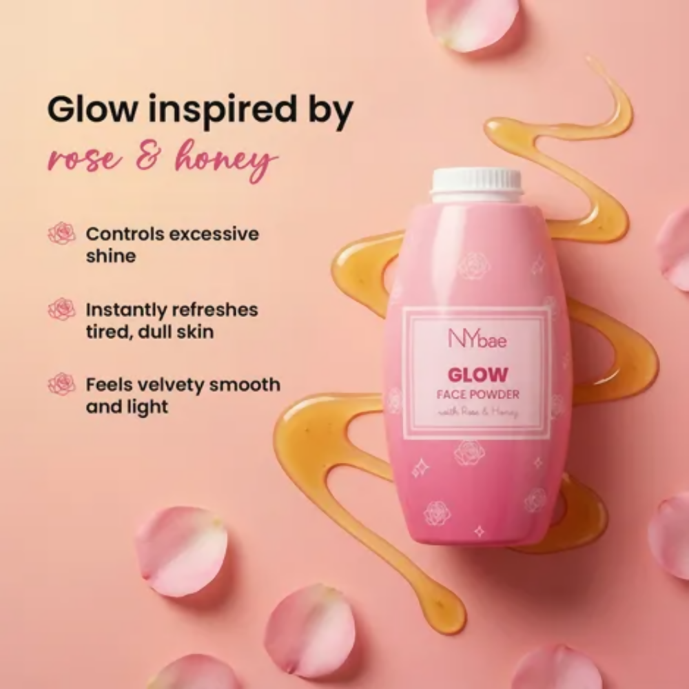NY Bae Glow Face Powder with Rose & Honey