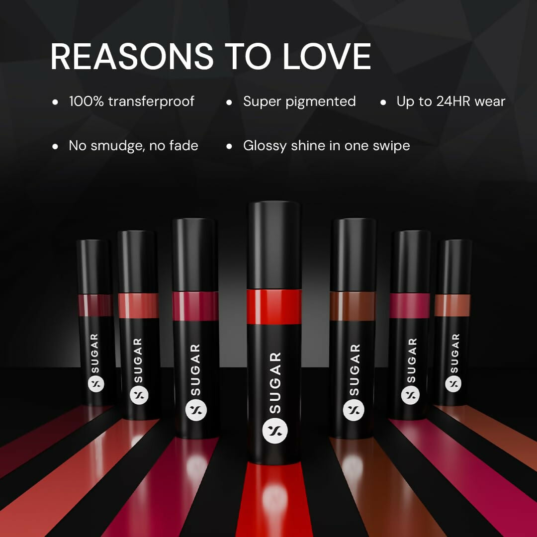 Sugar Cosmetics Partner In Shine Transferproof Lip Gloss - 10 Tangerine Tuscan