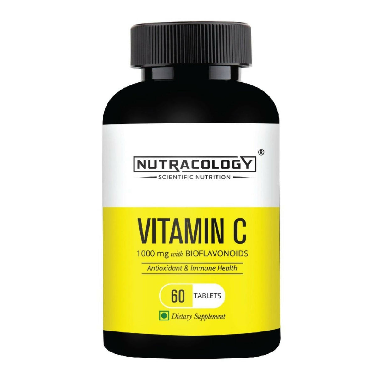 Nutracology Vitamin C 1000mg with Citrus Bioflavonoids for Immunity & Glowing Skin Tablets