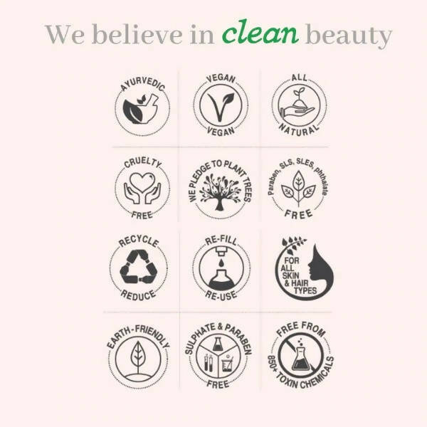 Natural Vibes Ayurvedic Activated Charcoal & Tea Tree Face Wash