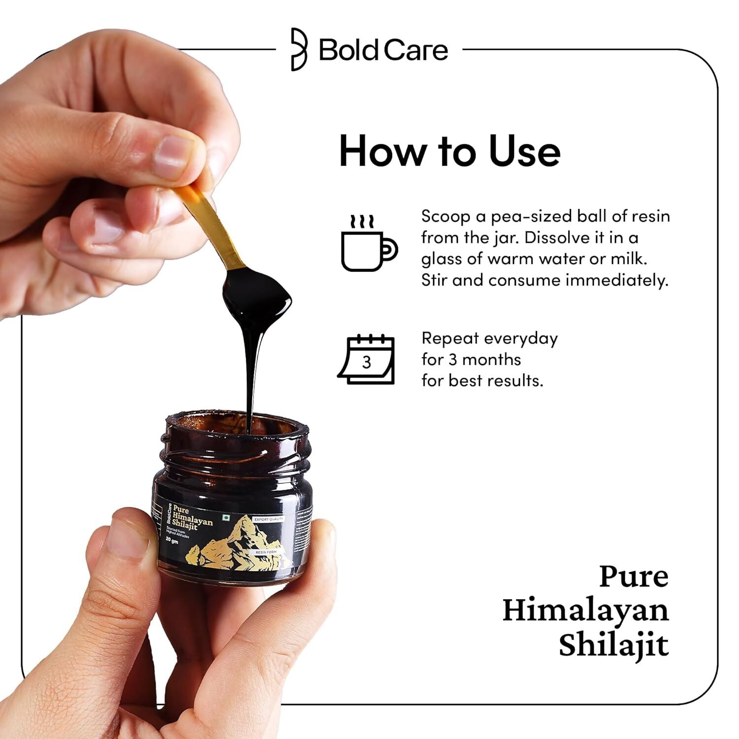 Bold Care Pure Himalayan Sj Resin