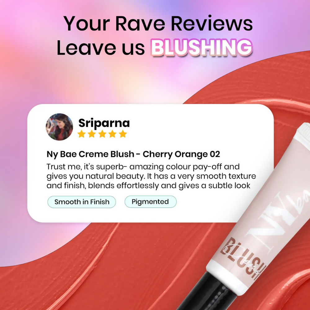 NY Bae Creme Blush - Cherry Orange 02