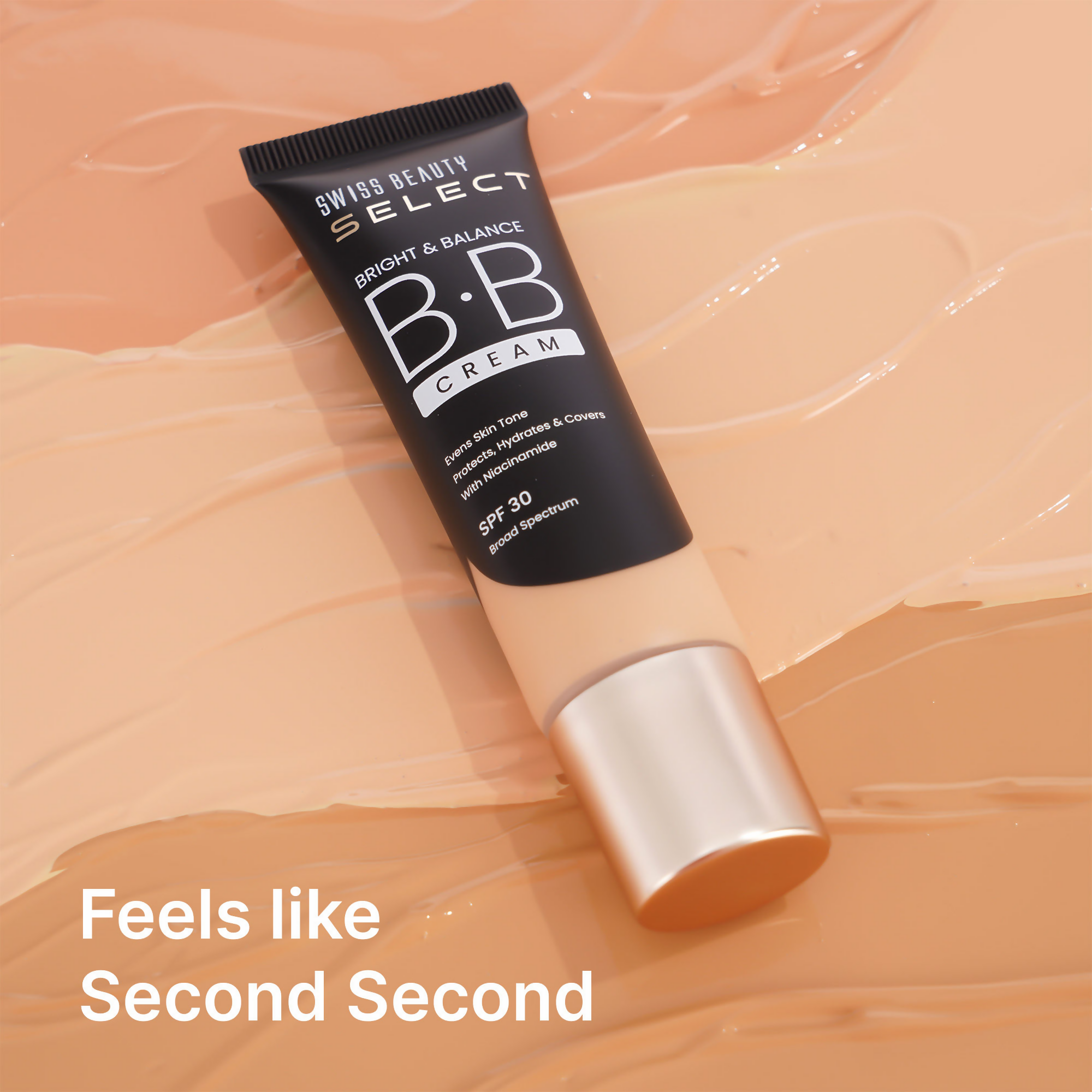 Swiss Beauty Select Bright & Balance BB Cream With Niacinamide - 5 Radiant Honey