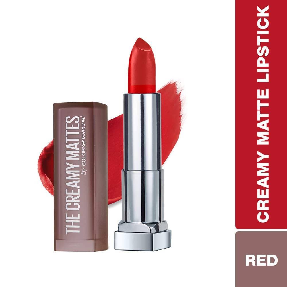 Maybelline New York Color Sensational Creamy Matte Lipstick / 640 Red Liberation