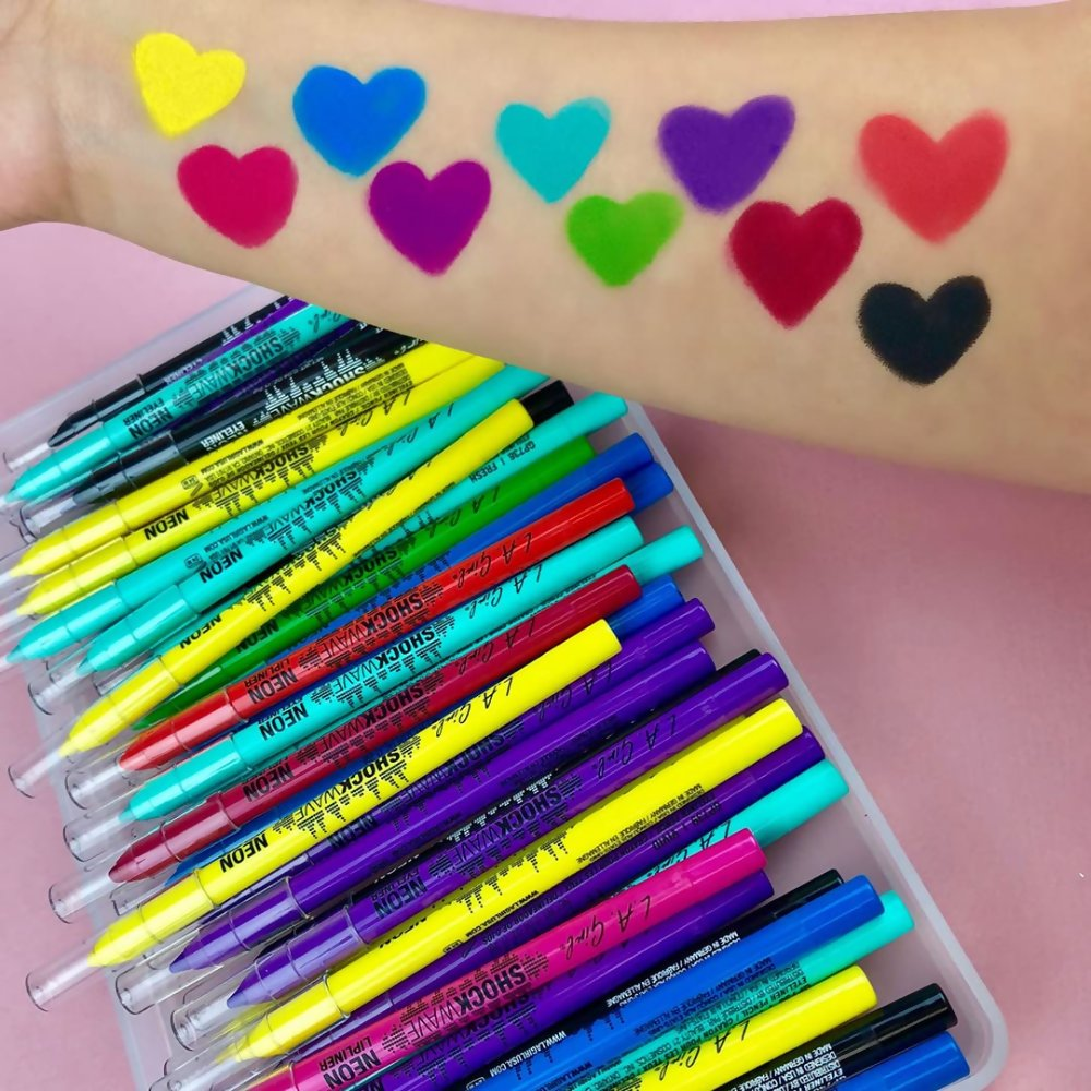 L.A Girl Shockwave Neon Eye Liner - Blackout Black