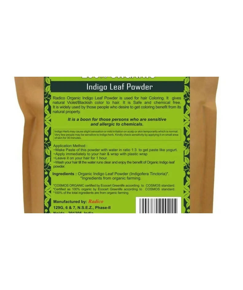 Radico Organic Indigo Leaf Powder Hair Color