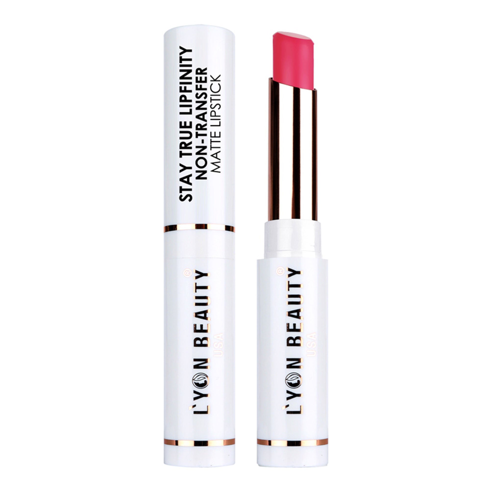 Lyon Beauty Stay True Lipfinity Non Transfer Matte Lipstick - Magenta 03