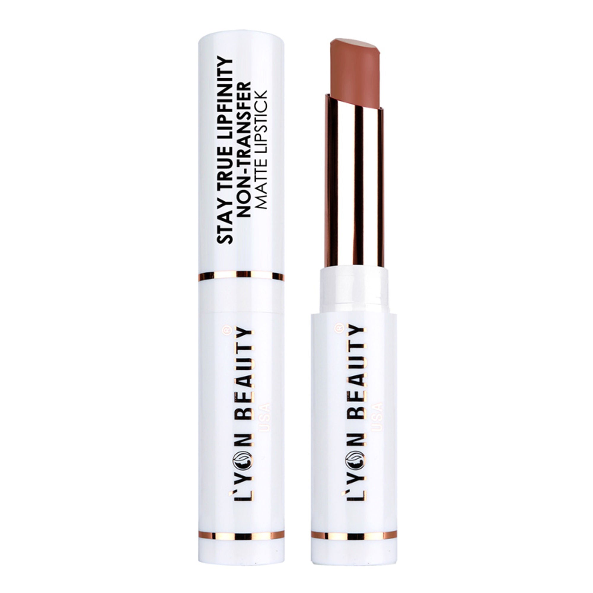 Lyon Beauty Stay True Lipfinity Non Transfer Matte Lipstick - Coffee Brown 05