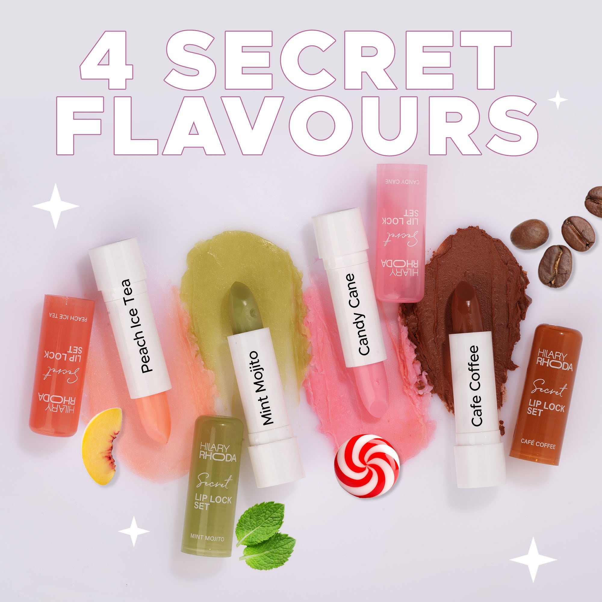 Hilary Rhoda Secret Lip Lock Set - Set Of 4