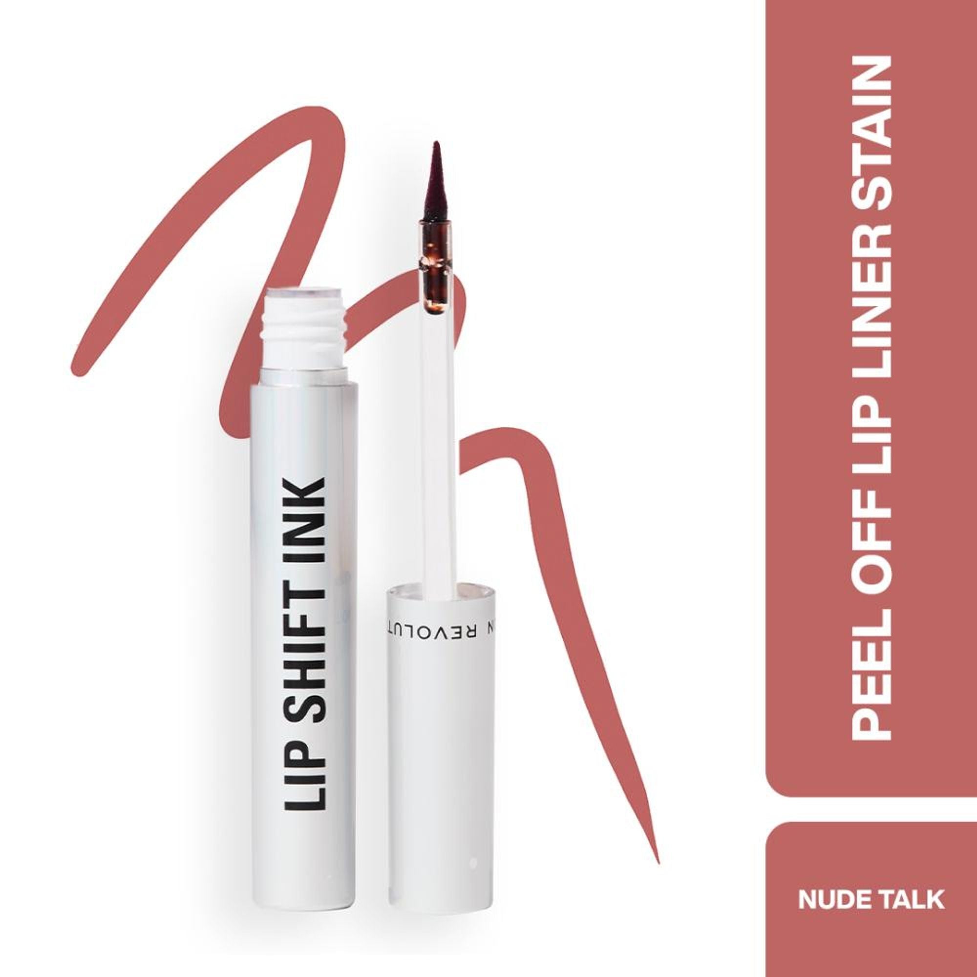 Makeup Revolution Lip Shift Ink Peel Off Lipliner Stain - Nude Talk