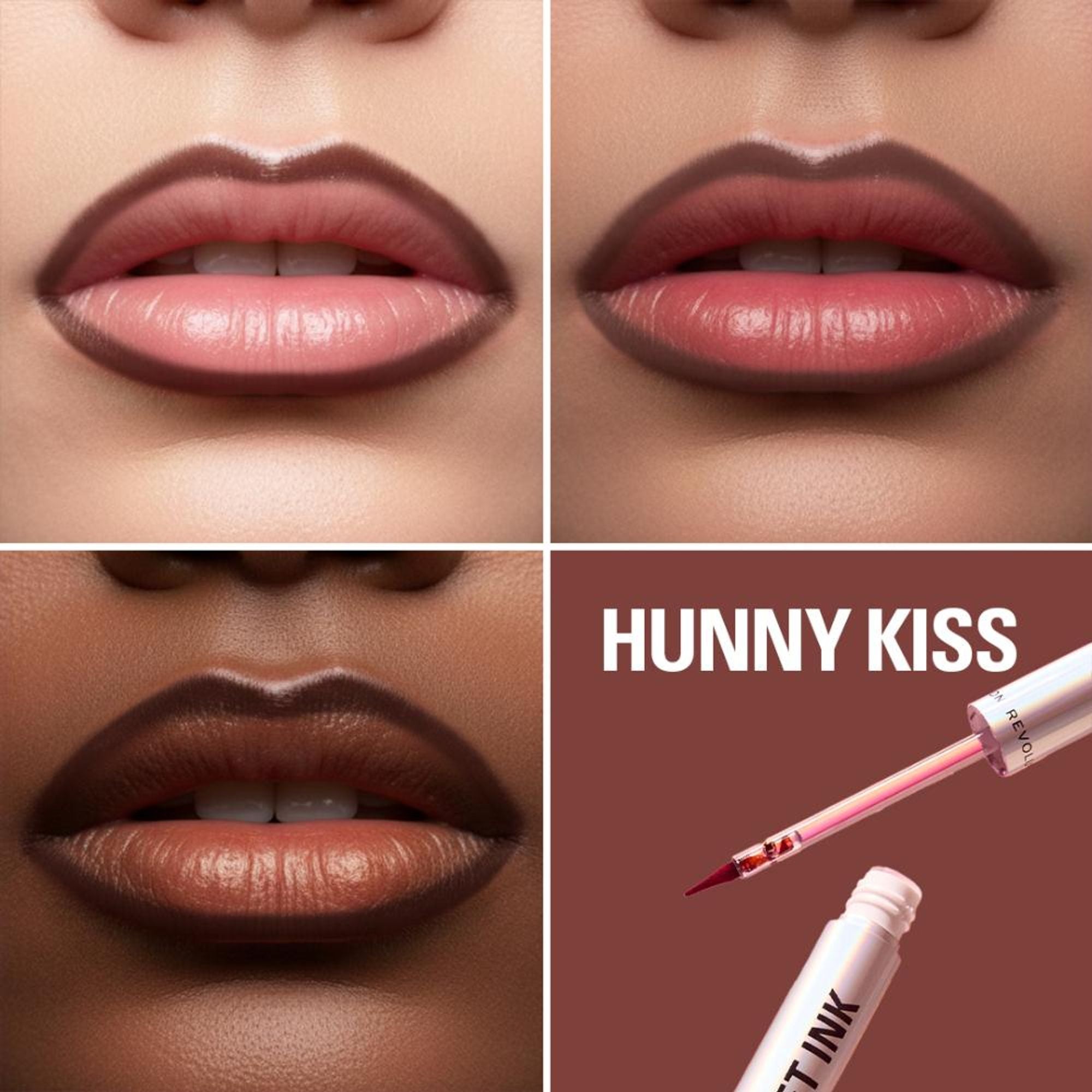 Makeup Revolution Lip Shift Ink Peel Off Lipliner Stain - Hunny Kiss