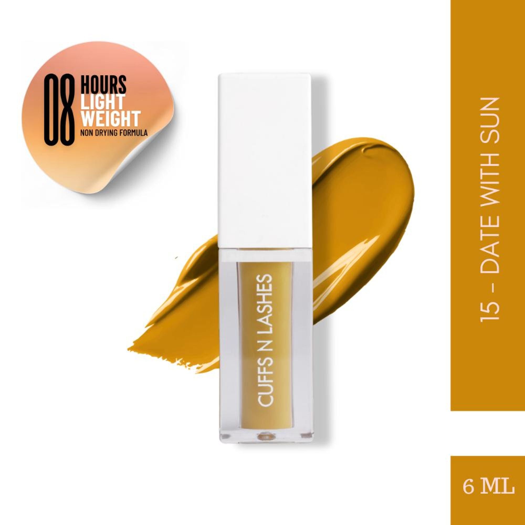 CUFFS N LASHES Matte Liquid Lipstick - 15 Date With Sun