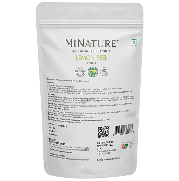 Minature Lemon Peel Powder