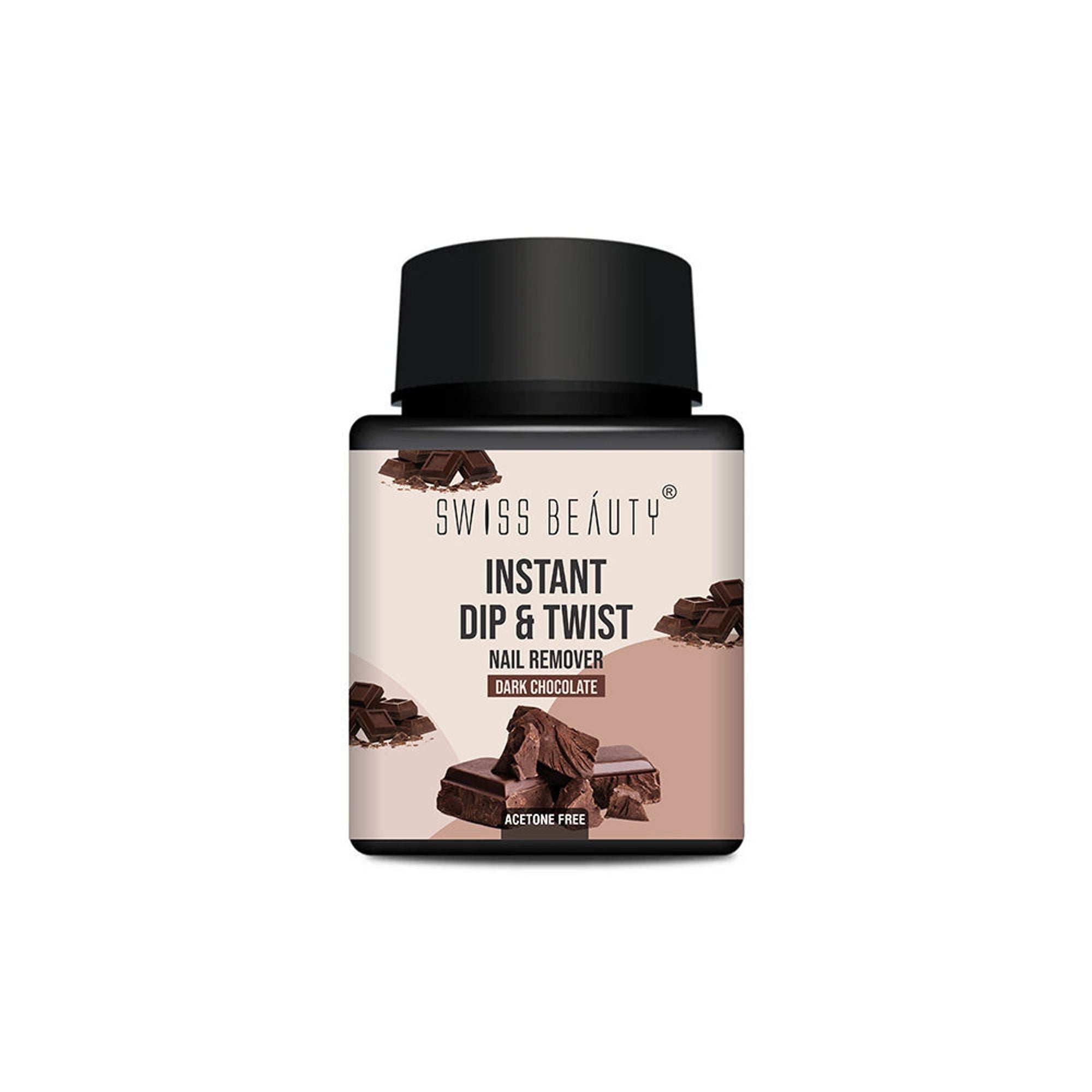 Swiss Beauty Instant Dip & Twist Nail Paint Remover - Dark Chocolate