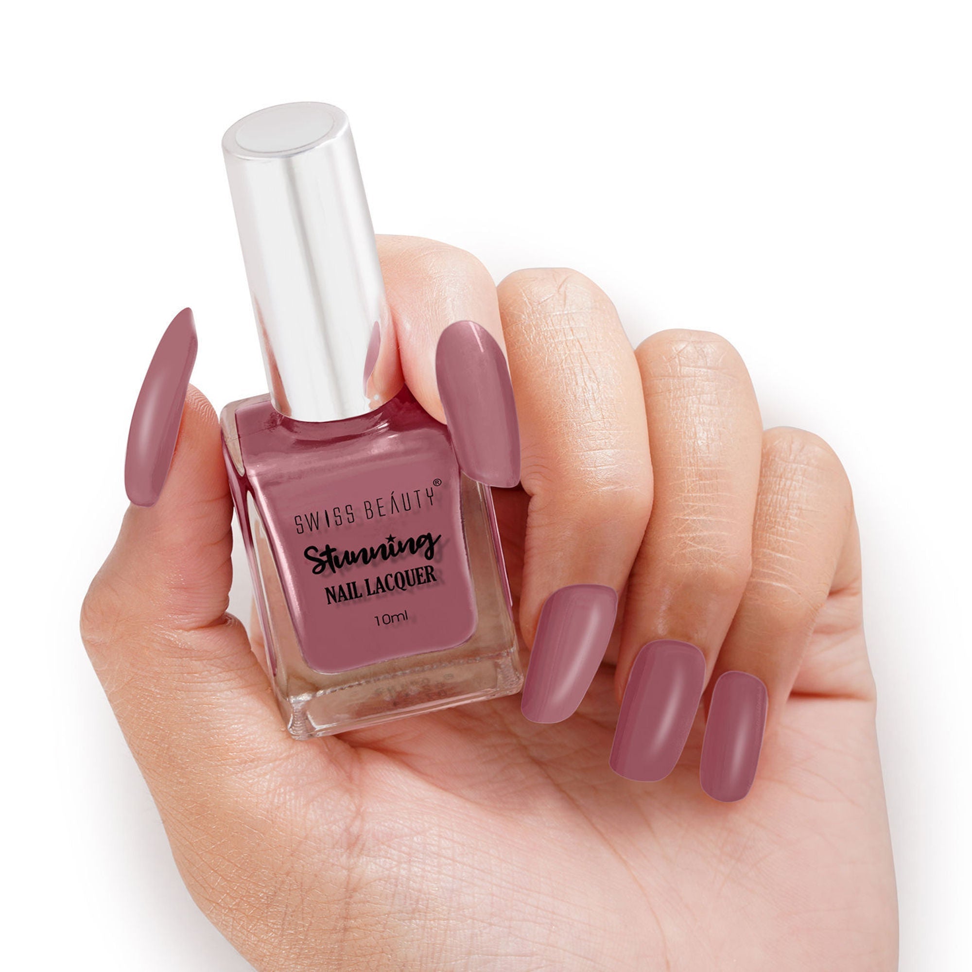 Swiss Beauty Stunning Nail Lacquer - 78 Deep Mauve