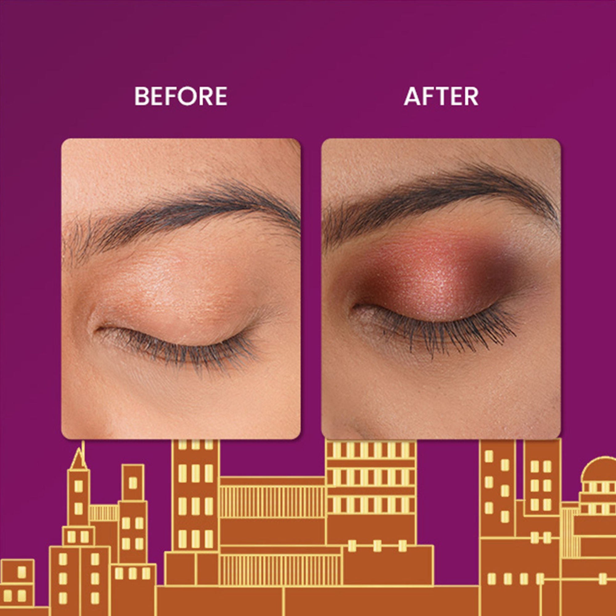 Swiss Beauty Bae Town 12-In-1 Comes Eyeshadow Palette With Eye Brush - 01 Lover Girl