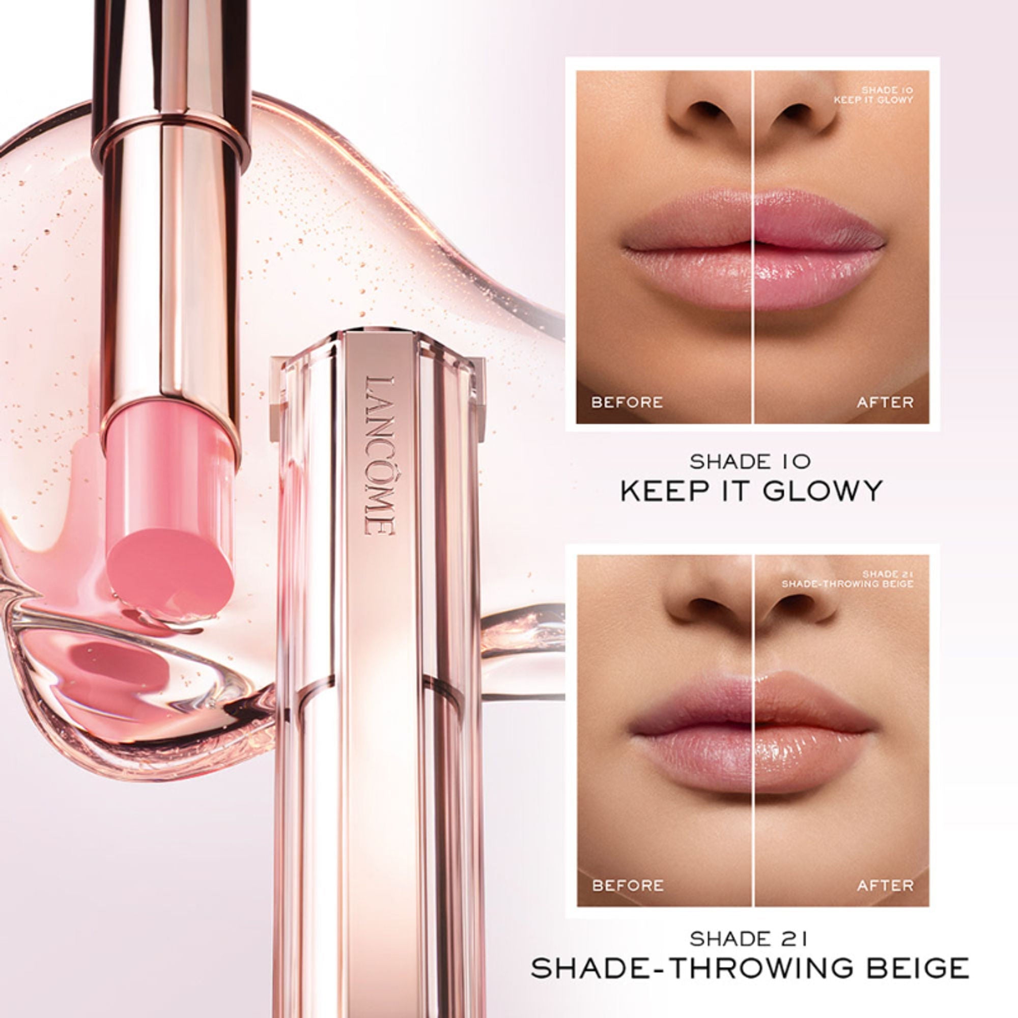 Lancome Lip Idole Butterglow Hydrating Lip Balm - 50 Sheiks Rosy Nude