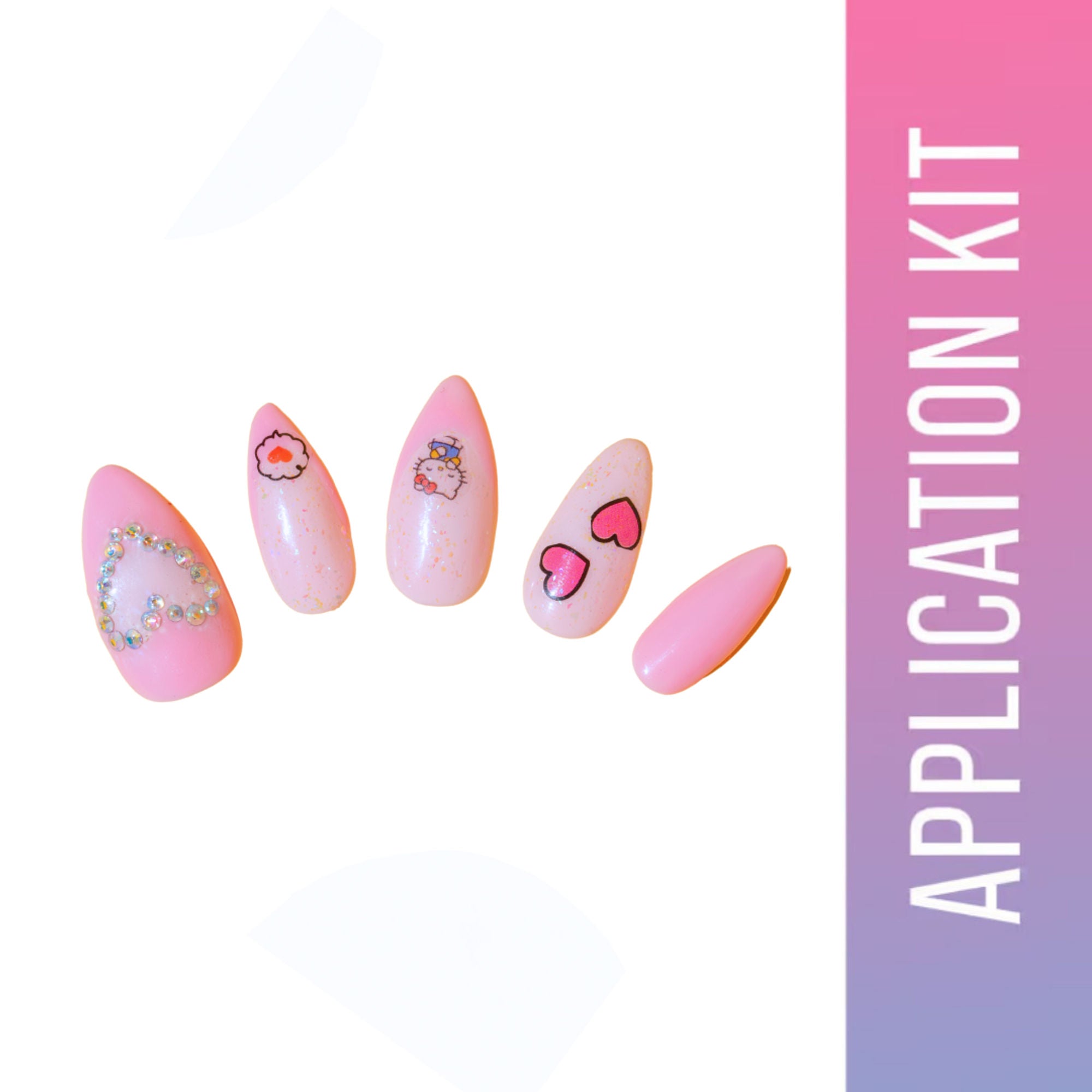 SOEZI Love At First Tip Reusable Press On Nails - Application Kit