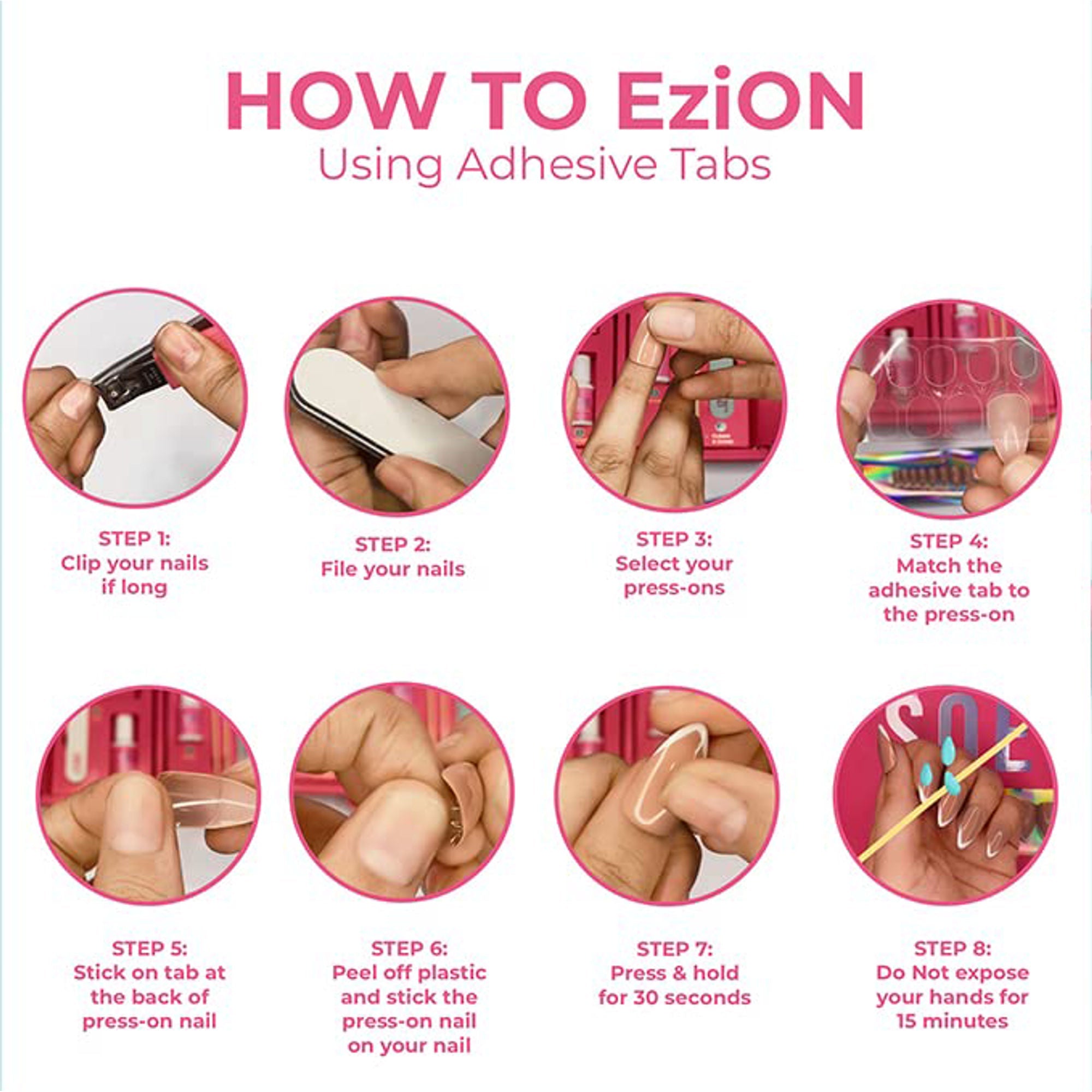 SOEZI Whisker Wonderland Reusable Press On Nail - Ready To Wear Kit