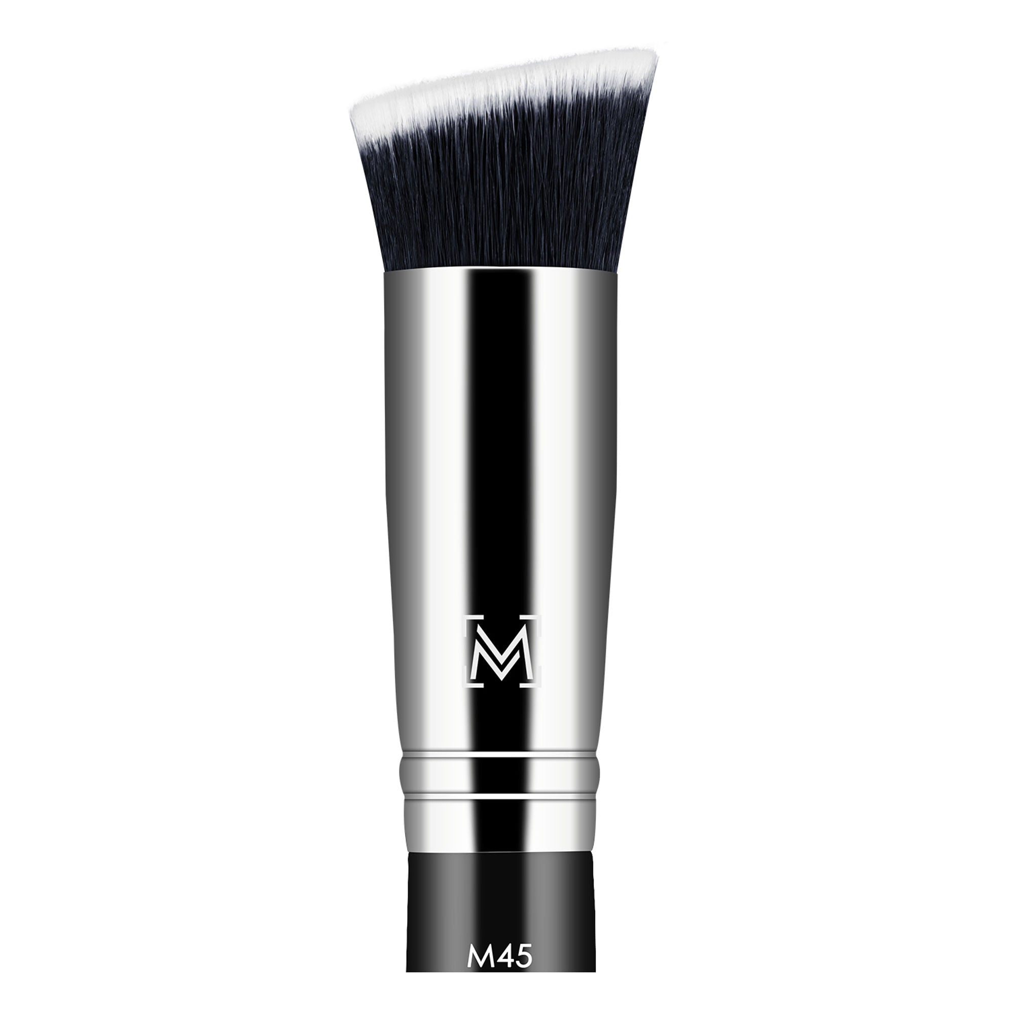 Miss Claire M45 - Angled Blending Brush - Chrome