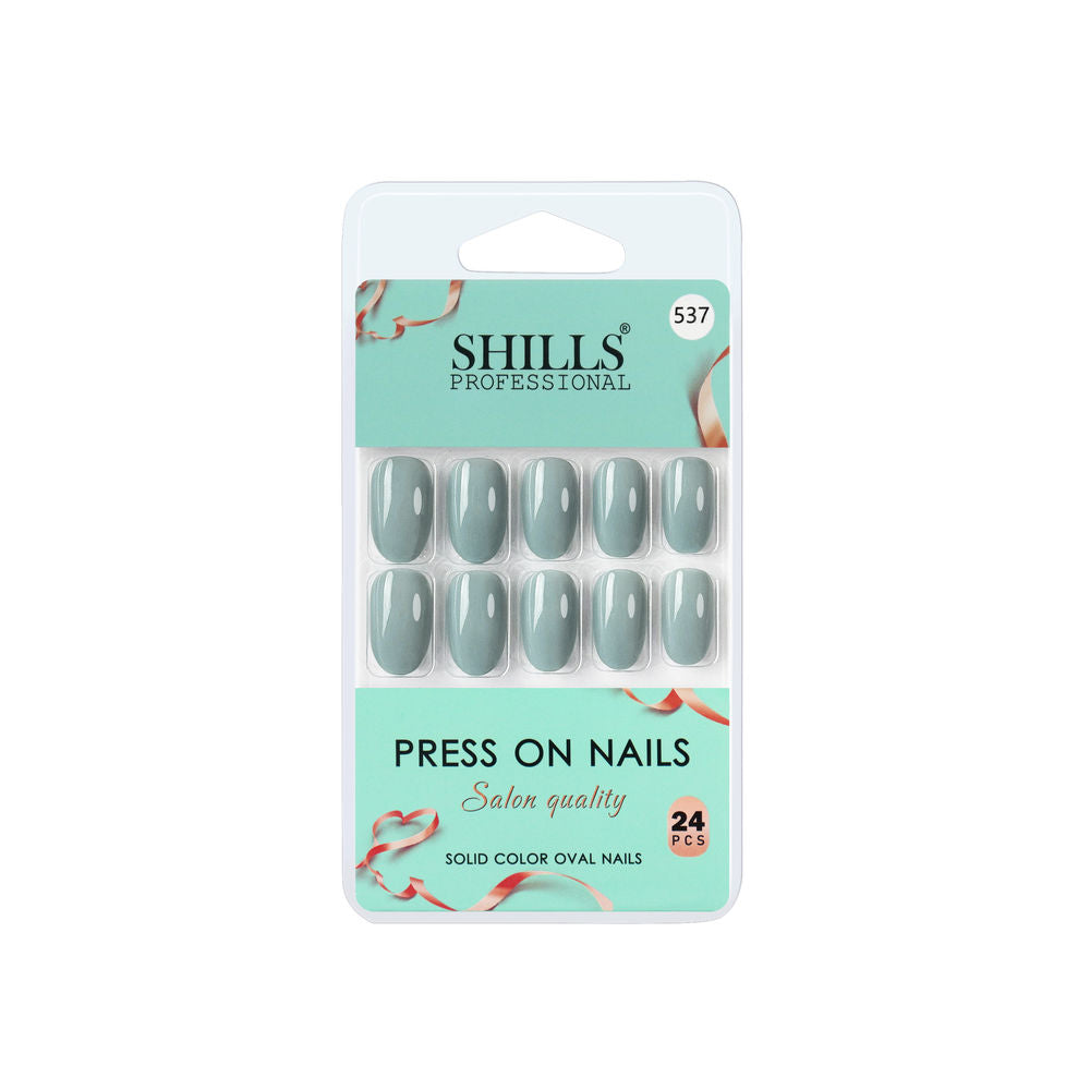 Shills Professional Reusable Press On Nails Oval - SPN537