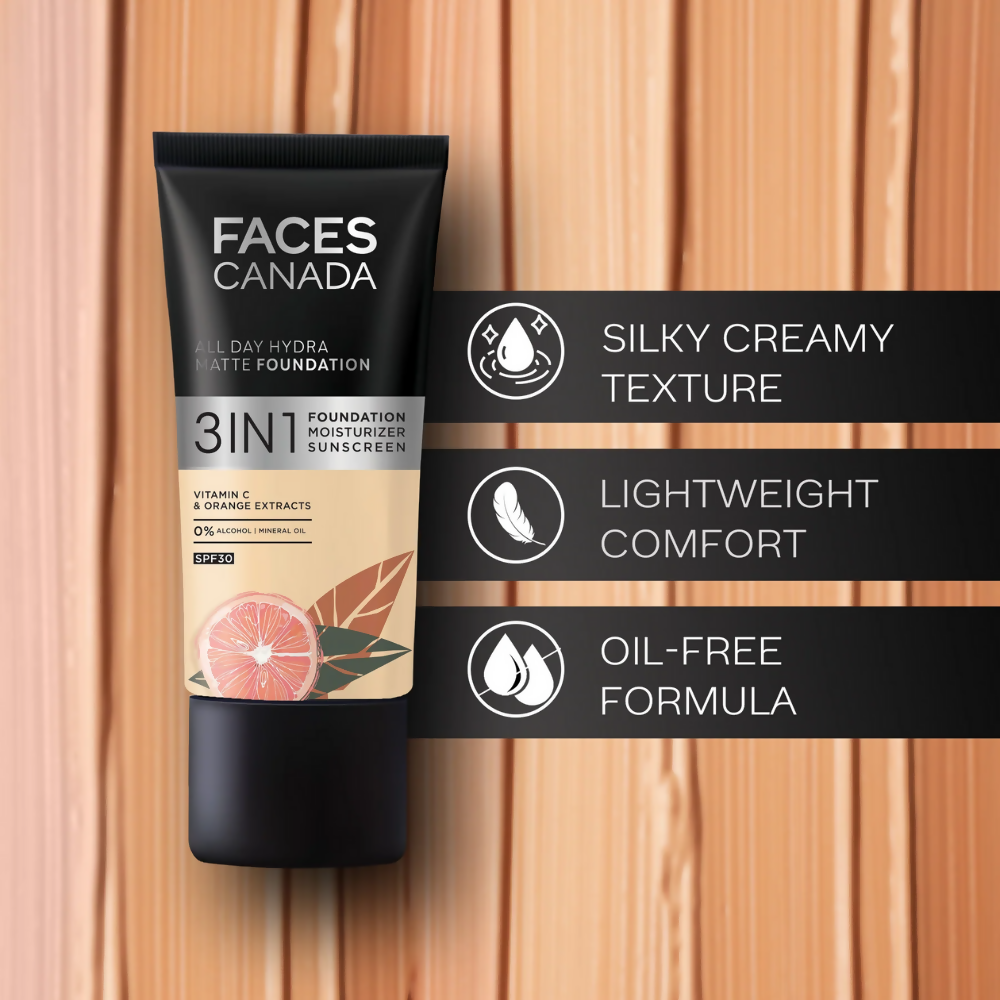Faces Canada All In One Foundation with SPF 30 - Absolute Ivory 012