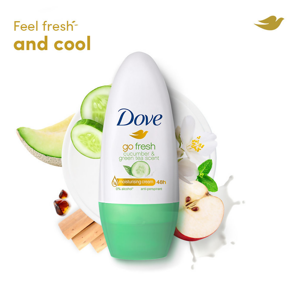 Dove Roll-On Deodorant Cucumber & Green Moisturising Cream