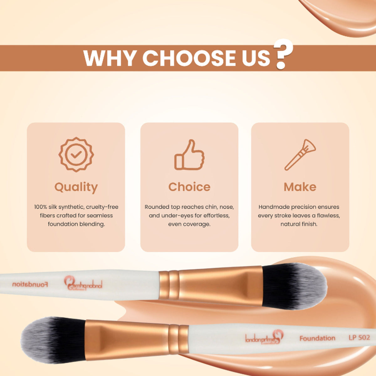 London Prime Cosmetics GS Foundation Brush