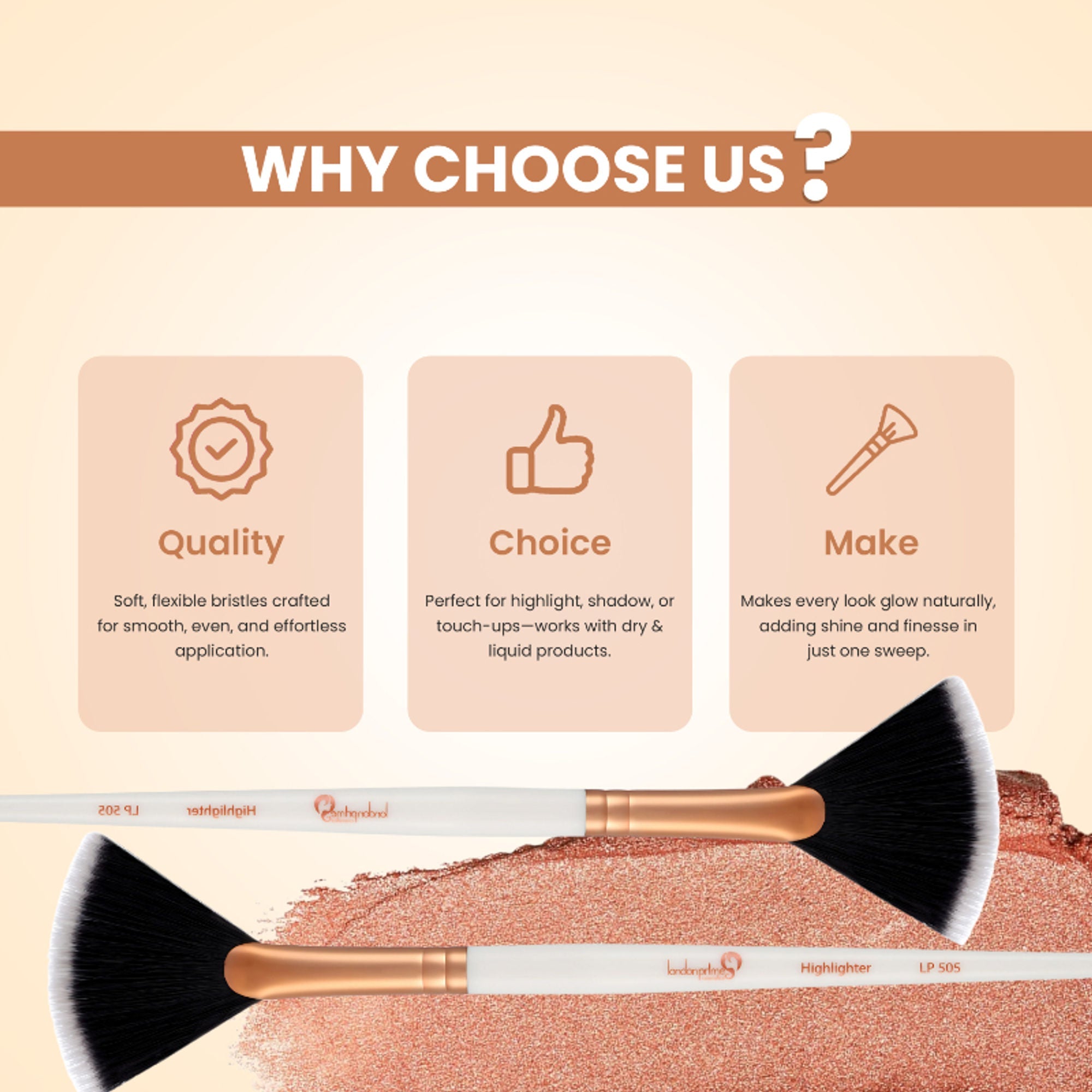 London Prime Cosmetics GS Highlighter Brush