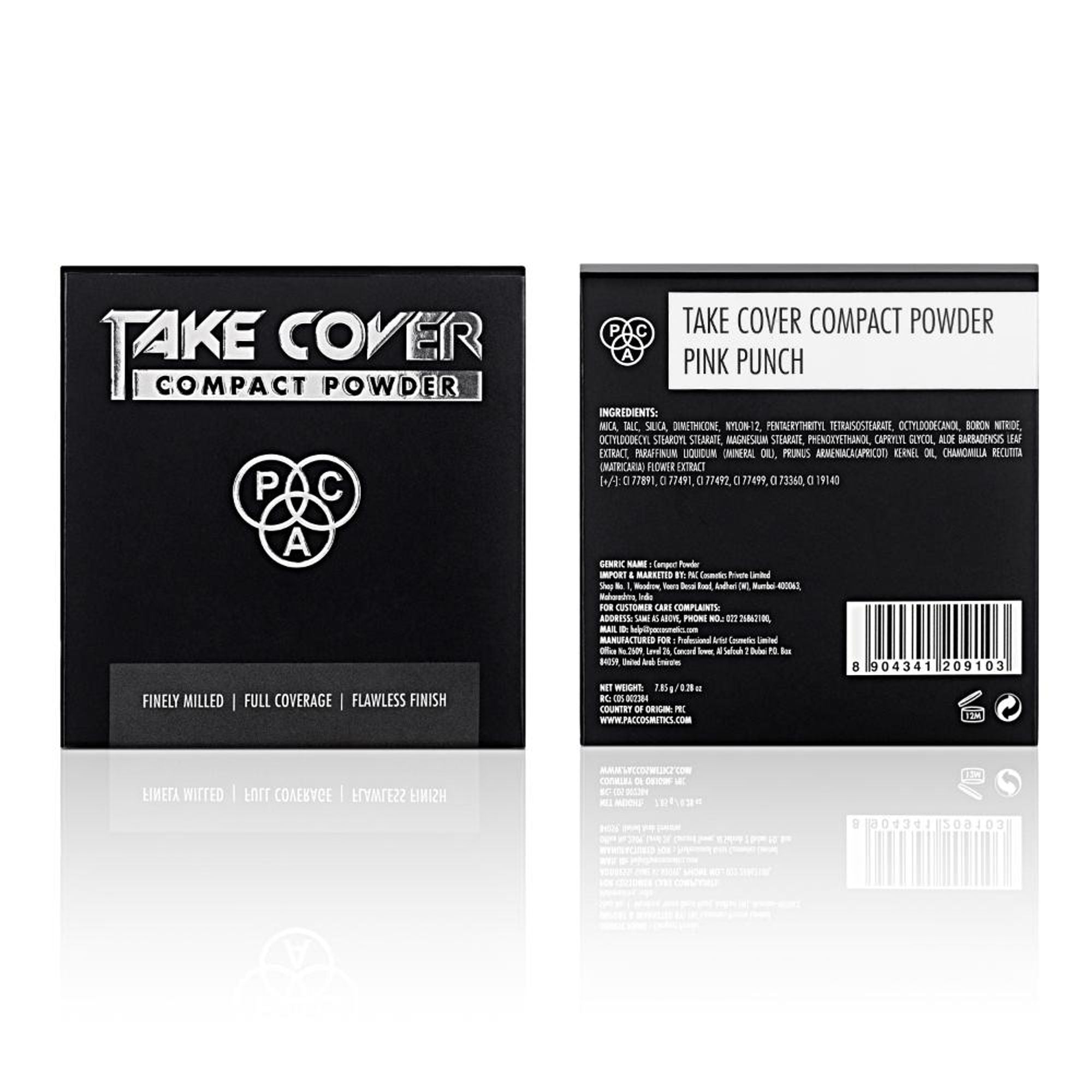 PAC Studio Take Cover Compact Powder - 10 pink Punch