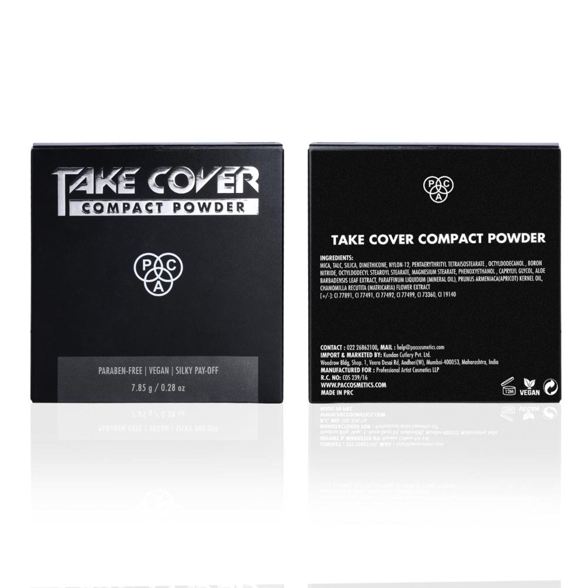 PAC Studio Take Cover Compact Powder - 11 peach Perfect
